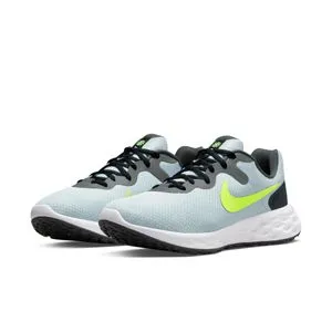 Nike Revolution 6 Nn Na Laced Shoes  -  Volt &  White, Black