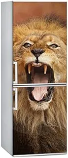 Creative 3D Lion Fridge Sticker Self-adhesive Home Decorative Wall Sticker