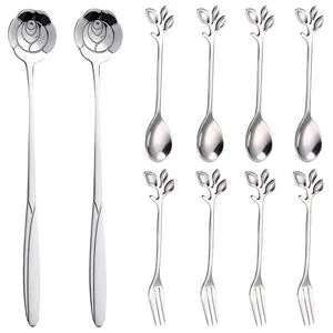 Coffee Spoon Appetizer Fork,Creative Tableware Mixing