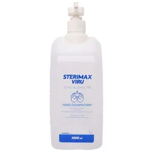 SteriMax VIRU Hand Sanitizer Liquid Transparent - 1 Liter