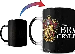 Morphing Mugs Harry Potter - Gryffindor - Hogwarts Robe Design - One 11 oz Color Changing Heat Sensitive Ceramic Mug – Image Revealed When HOT Liquid Is Added!