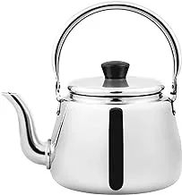 Eldahan Tea Pot with Stainless Steel Handle, 16 cm Size, Silver