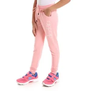 Diadora Printed Girls Cotton Sweatpant - Pink