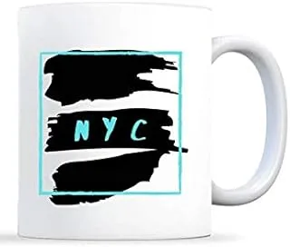 The Art Berry NYC York City black, White Mug