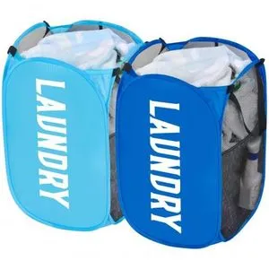 Foldable Laundry Basket For Sorting Laundry For Home.1pcs  Blue