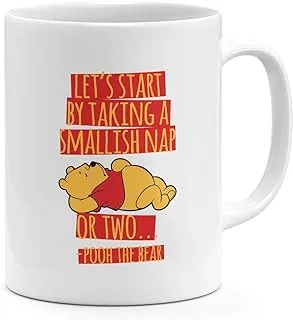 كوب قهوة Pooh Nap اقتباس 11oz هدية كسولة كوب سيراميك مبتكر 11oz