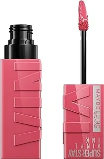 Maybelline New York SuperStay Vinyl Ink Pink Liquid Lipstick Vinyl Effect Gloss Lasting Hold - Rogue (145)