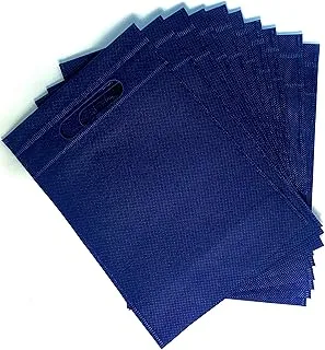 Canvas Gift Bag - 10 pcs - Navy Blue - 30x20 cm