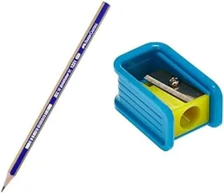 Faber-Castell Goldfaber 1221 2H Wood Pencil No.5165112512 + Deli school supplies pencil sharpener r00100 - assorted