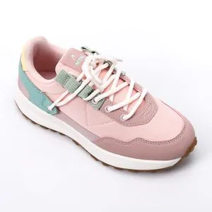 Activ Girls Shades Of Pink, Mint & Light Yellow Fashionable Sneakers