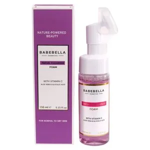 Babebella Cosmetics Normal to Dry Skin Facial Cleansing Foam, 150ml