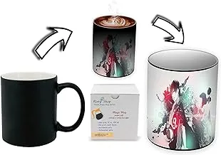 Risty Shop Anime Haikyuu (Style-Haikyuuu Kageyama tobio 124) Gourmet Coffee Magic Mug Superhero Jujutsu Manga Anime Lovers Capacity 350 ml, dishwash, Microwave Safe, Must Buy, Birthday Gift.