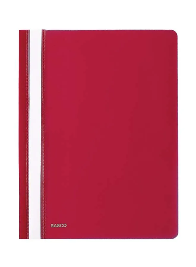 sasco Sasco Pack of 12 FS Size Plastic Files - Red