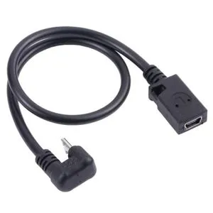 كابل شحن بيانات USB صغير أنثى إلى Micro USB ذكر