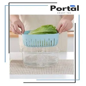 3in1 Multifunctional Box, Fruit Container, Fruits Vegetables Cleaning