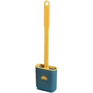 Taha Offer Flexible Silicone Toilet Brush With A Base Without Screws 1 Piece