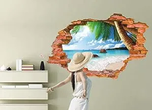 3d Beach Wall Sticker Home Decoration Wallpaper For Room