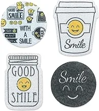 Say & Sincere Multi-Use Non-Scratch Scrubber Dish Sponge (Ah001-smile1)