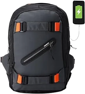 CROSSLAND Large Waterproof Laptop Backpack with USB Charging Port