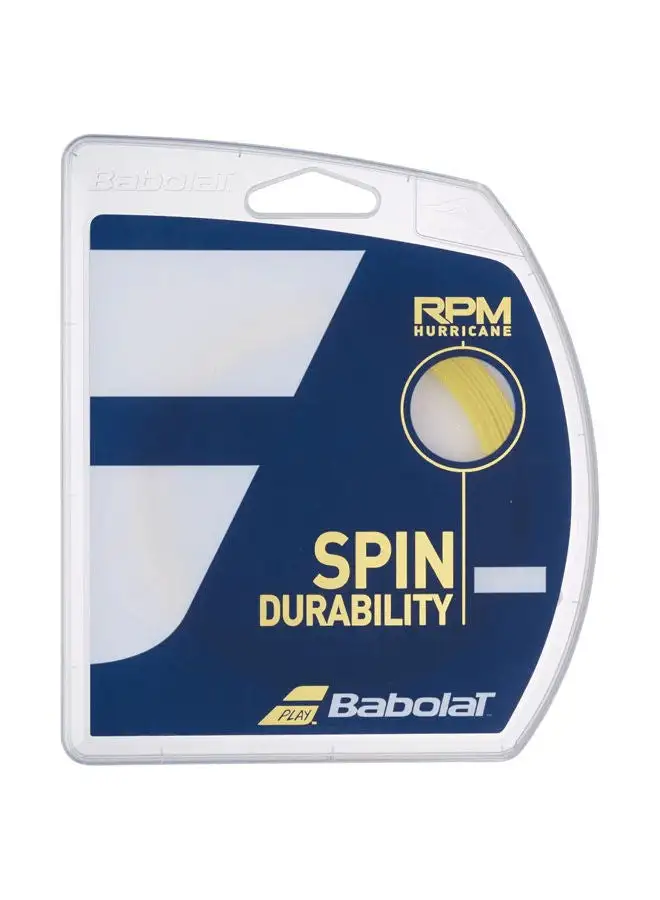 BabolaT RPM Hurricane 12M Yellow Tennis String [WS]