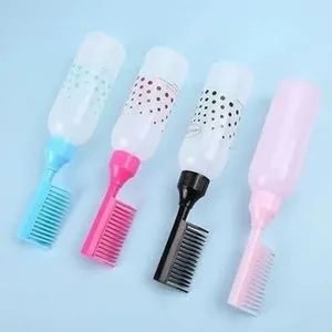 Hair Dye Bottle With Comb - Empty Refillable Dye Bottles.