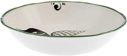 Karaca | Paye Selçuklu Series Bowl with Bird 20 cm Elegant Porcelain Bowl for Stylish Table Presentation