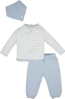 DeFacto Baby Boys Regular Fit Long Sleeve B9504A5 Baby Neck Top and Bottom 2 Piece Clothing Set