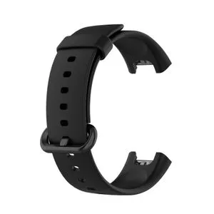 For Xiaomi Mi Watch Lite / Redmi Watch Silicone Replacement Strap Watchband, Size: One Size(Black)