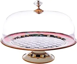 Avsar Decor 9381 Enamel Cake Plate with Lid, 30 cm Size