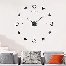 Creative DIY Wall Clock with hearts