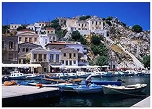 Photo Block Greece Sites Landscape Tableau 60cmx 40cm