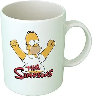 Upteetude The Simpsons Coffee Mug - White