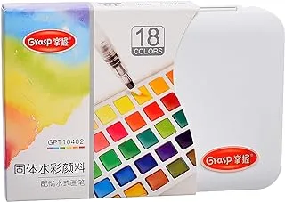 Grasp GPT10402 High Quality Water Color Set Of 18 Colors -Multicolor