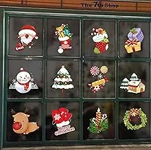 Merry Christmas Stickers Wall DIY Santa Claus Window Sticker Ornaments Christmas Decoration For Home Decor