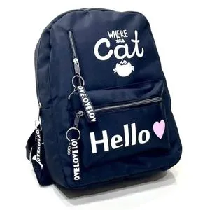 Brand Stores Casual Trendy Backpack For Girls - Black