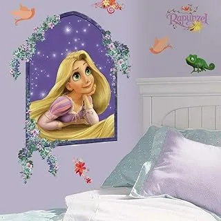 Roommates Princess Rapunzel Giant Wall Decal, Multi-Colour, RMK1525GM