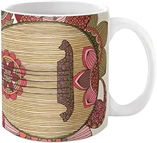 Iprint Ceramic Coffee Mug (Multicolor)