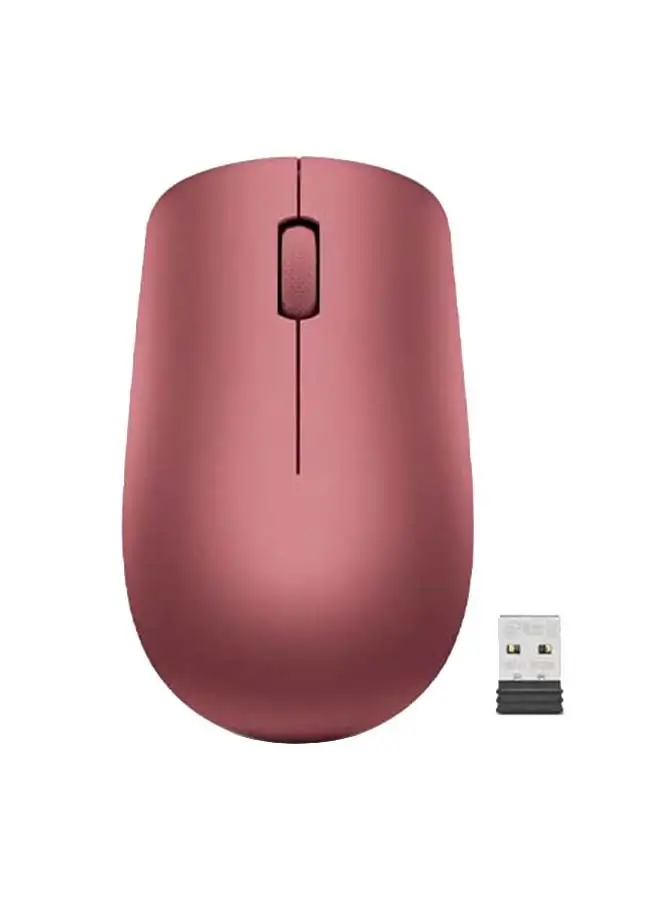 Lenovo 530 Wireless Mouse With Battery Cherry Red