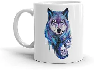 Rainbow Wolf - White Mug