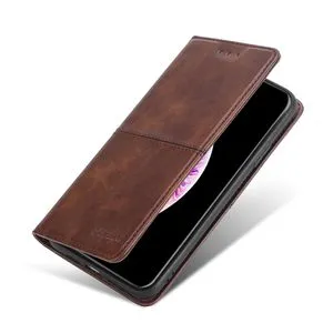 Oppo A52/A72/A92 Case Leather Wallet Phone Case Filp Cover - Brown