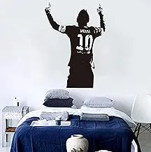 Sports Footballer Wall Stickers Kids Boys The Year Lionel Messi After Scoring Of Cheering Room Wall Paper Home Decor