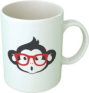 Fast-print Printed Mug Monkey - Multi Color