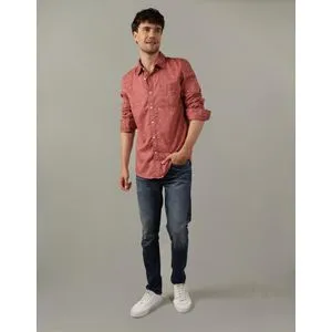 American Eagle AE Slim Fit Everyday Button-Up Shirt