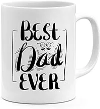 Ceramic Best Dad Ever Coffee Mug White