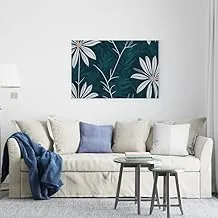 Tropical paradise aster flower Printed canvas wall art 120x80 cm