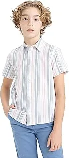 DeFacto Boys Regular Fit Short Sleeve Z3036A6 Polo Neck Shirt