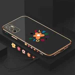 Xiaomi Poco M3 Pro Case Soft Flower Phone Back Cover