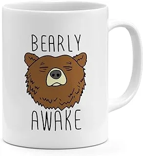 Loud Universe Bearly Awake Grizly Bear Mug