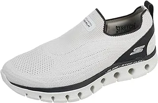 Skechers GO WALK GLIDE-STEP FLEX For MEN WHITE BLACK size 42.5 Eu