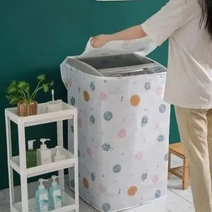 The Cover Of The Automatic Washing Machine Is Waterproof.